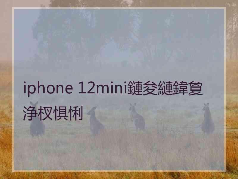 iphone 12mini鏈夋縺鍏夐浄杈惧悧