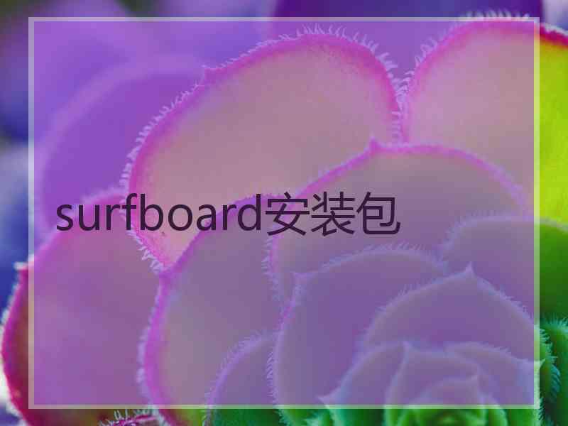 surfboard安装包