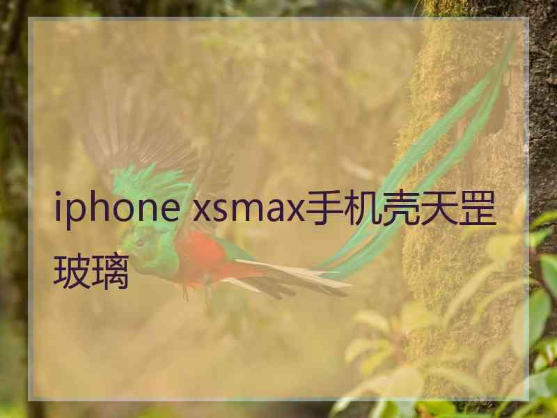 iphone xsmax手机壳天罡玻璃