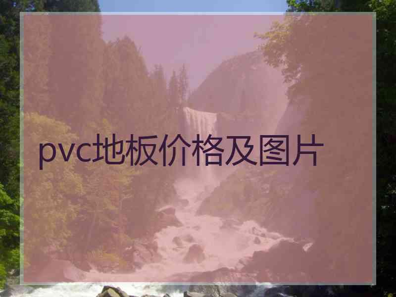 pvc地板价格及图片