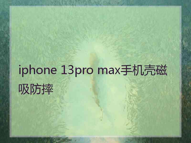 iphone 13pro max手机壳磁吸防摔