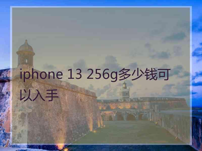 iphone 13 256g多少钱可以入手