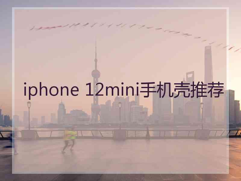 iphone 12mini手机壳推荐