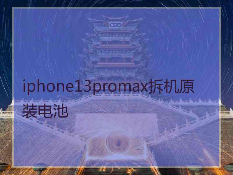 iphone13promax拆机原装电池