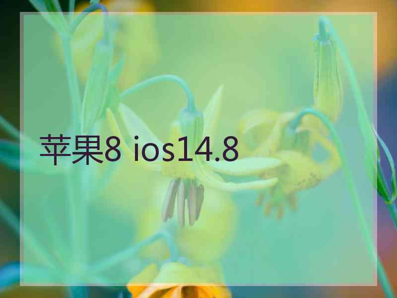 苹果8 ios14.8