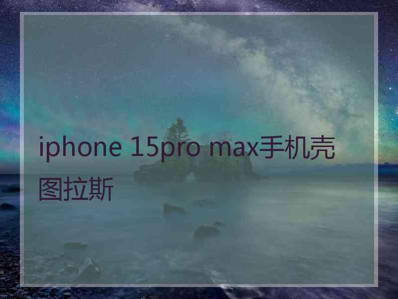 iphone 15pro max手机壳图拉斯