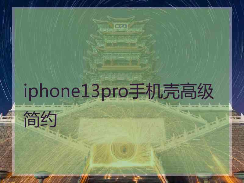 iphone13pro手机壳高级简约