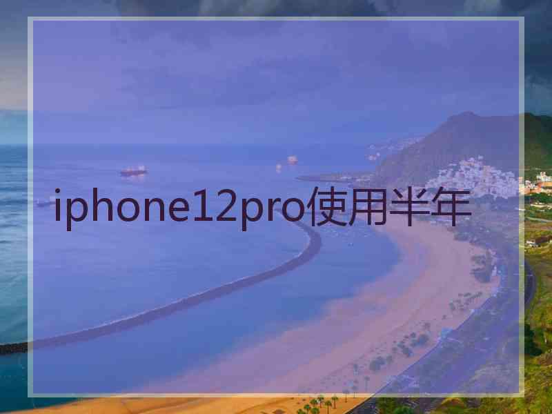 iphone12pro使用半年