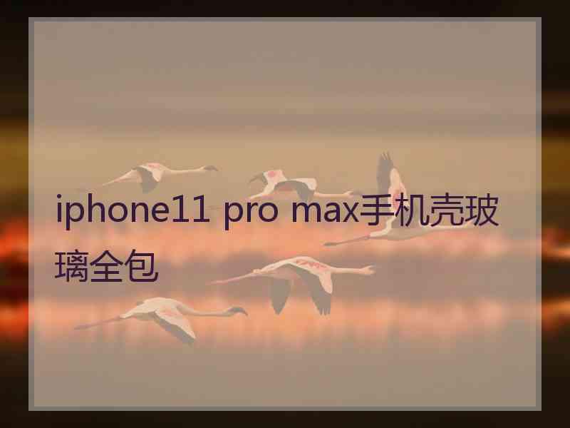 iphone11 pro max手机壳玻璃全包