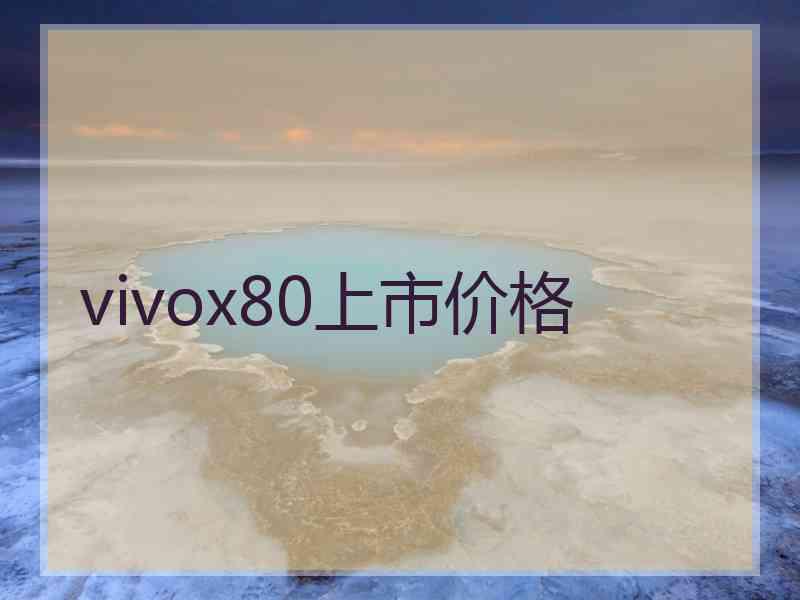 vivox80上市价格