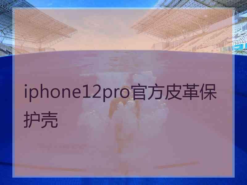 iphone12pro官方皮革保护壳