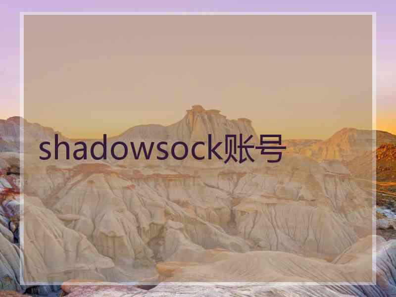 shadowsock账号