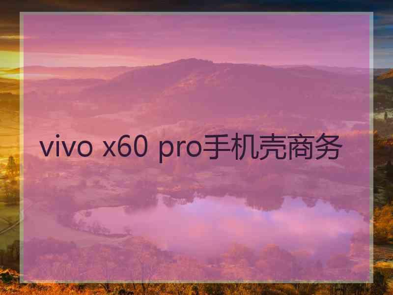 vivo x60 pro手机壳商务