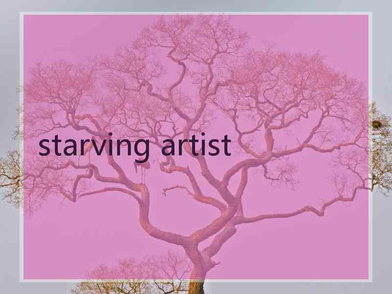 starving artist