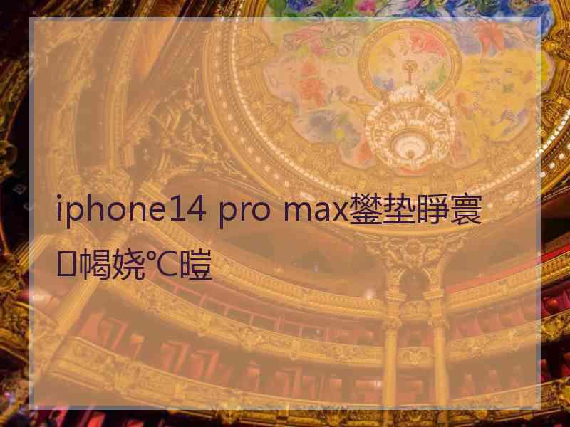 iphone14 pro max鐢垫睜寰幆娆℃暟