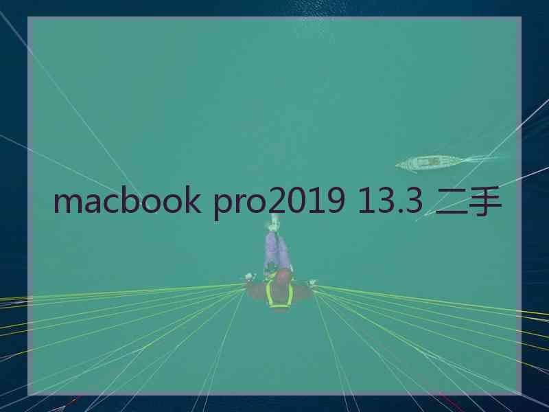 macbook pro2019 13.3 二手