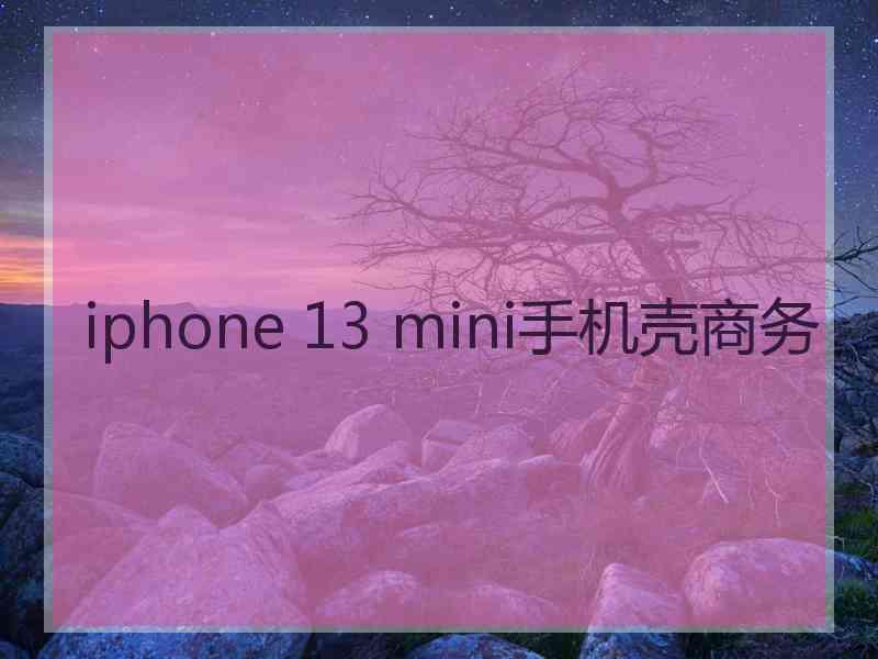 iphone 13 mini手机壳商务