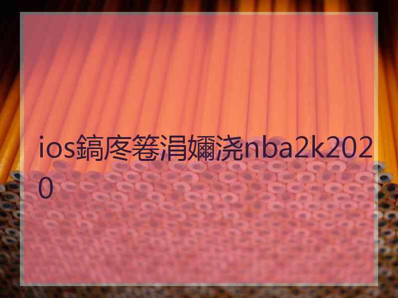 ios鎬庝箞涓嬭浇nba2k2020