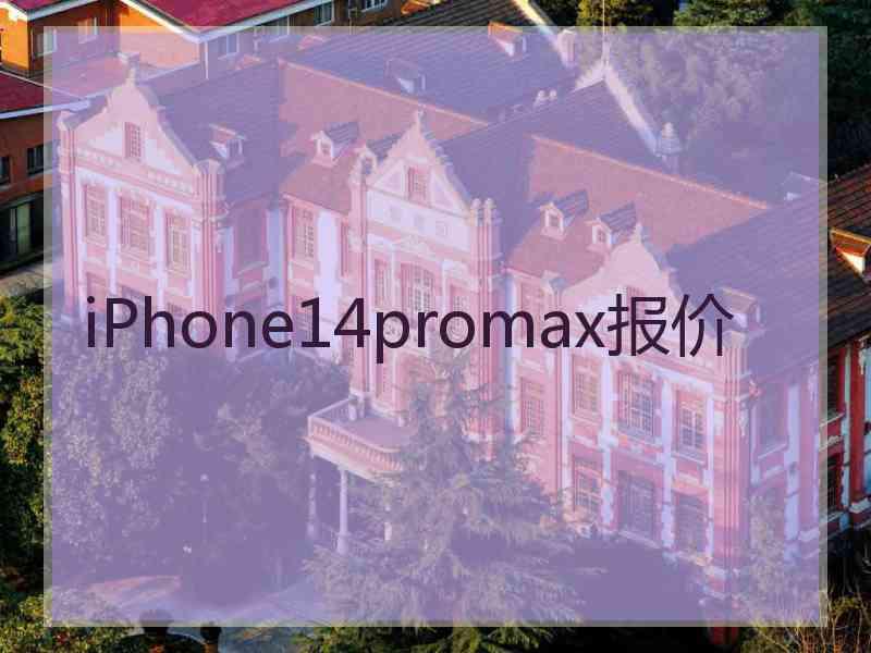 iPhone14promax报价