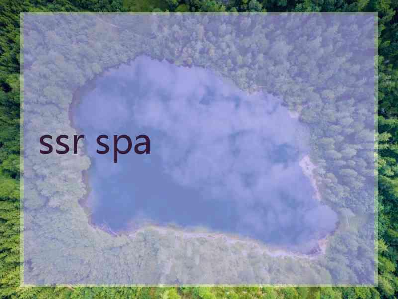 ssr spa