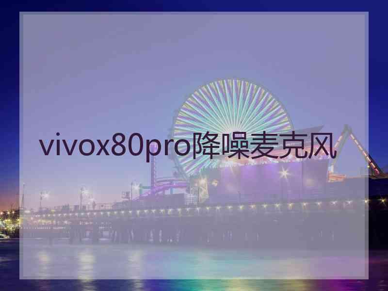 vivox80pro降噪麦克风