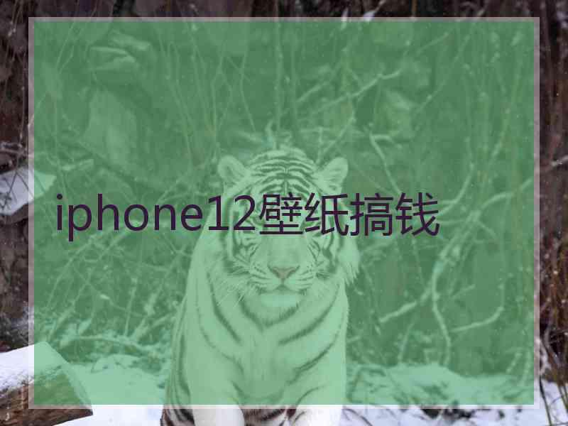 iphone12壁纸搞钱