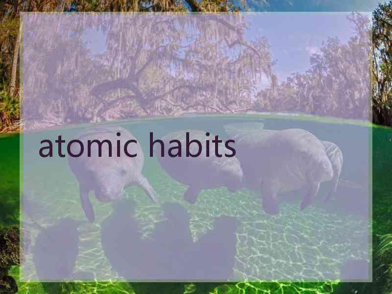 atomic habits