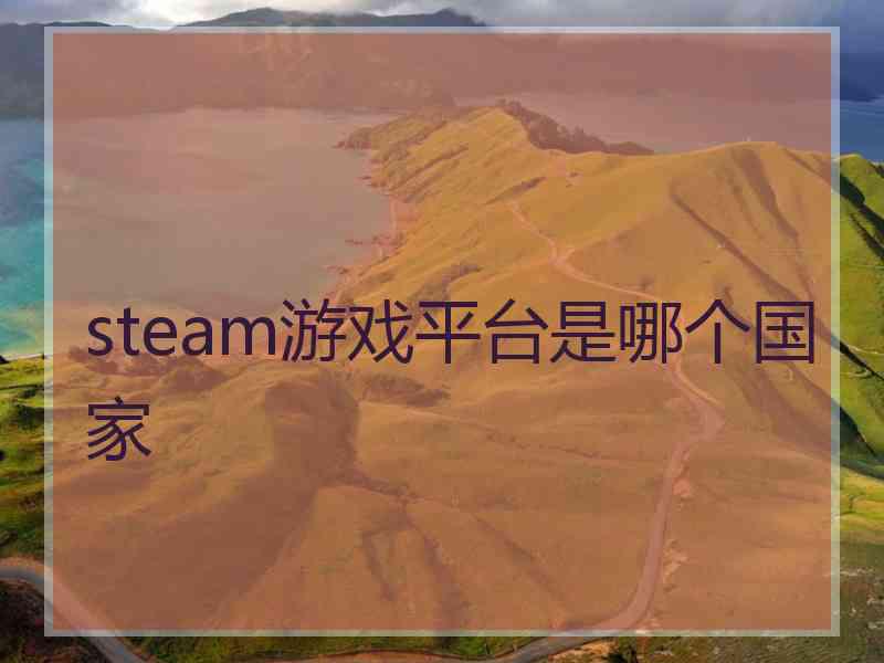 steam游戏平台是哪个国家