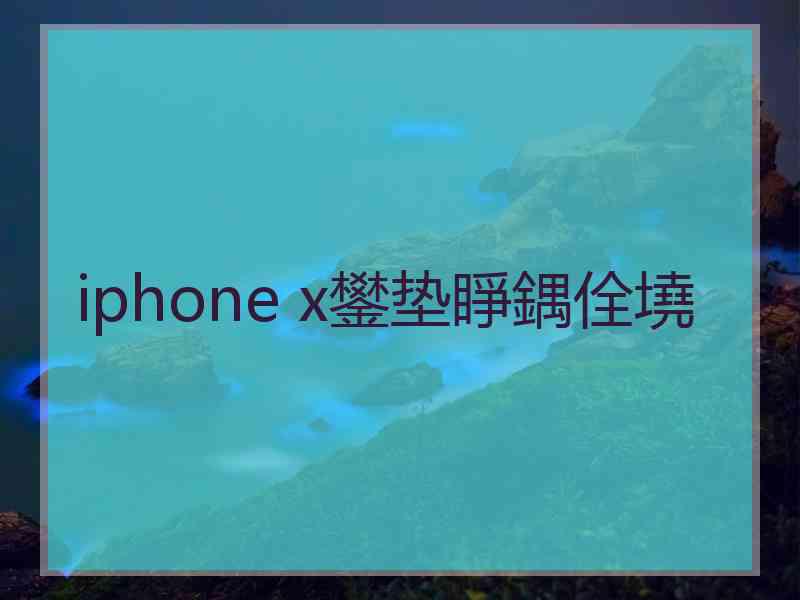 iphone x鐢垫睜鍝佺墝