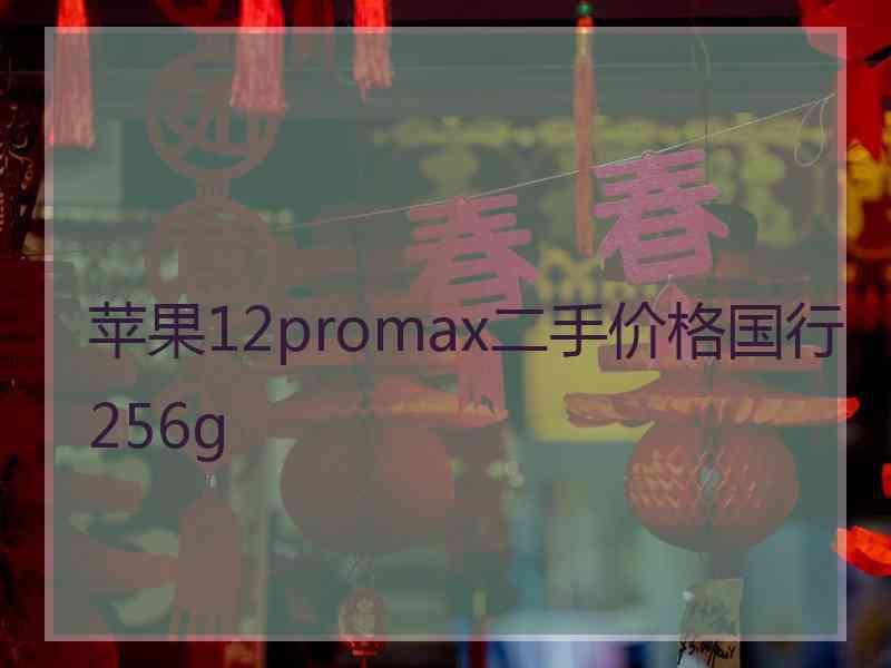 苹果12promax二手价格国行256g