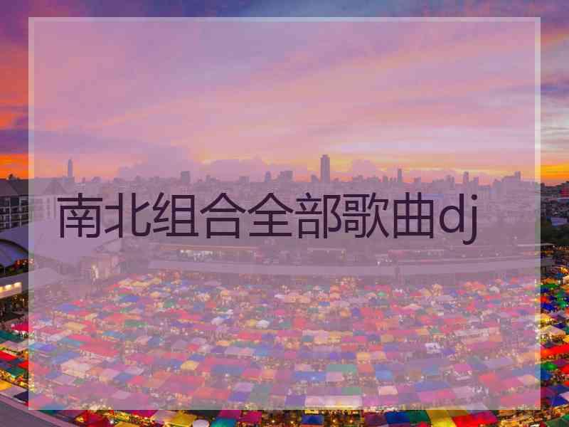 南北组合全部歌曲dj