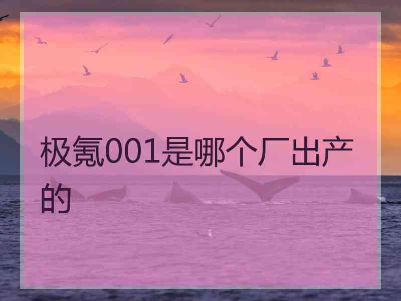 极氪001是哪个厂出产的