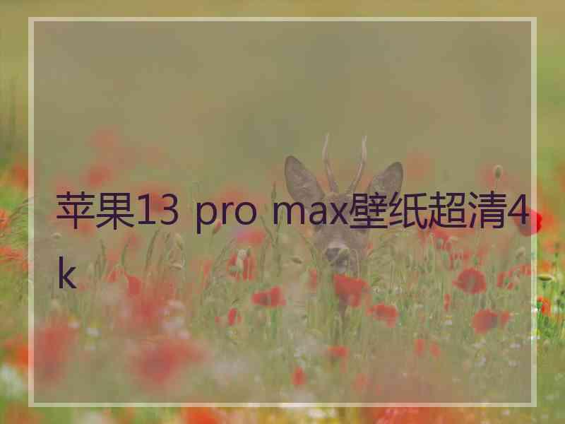 苹果13 pro max壁纸超清4k