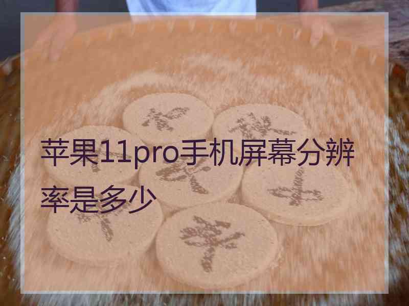 苹果11pro手机屏幕分辨率是多少