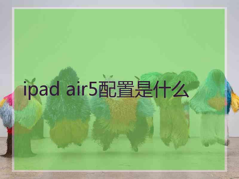 ipad air5配置是什么