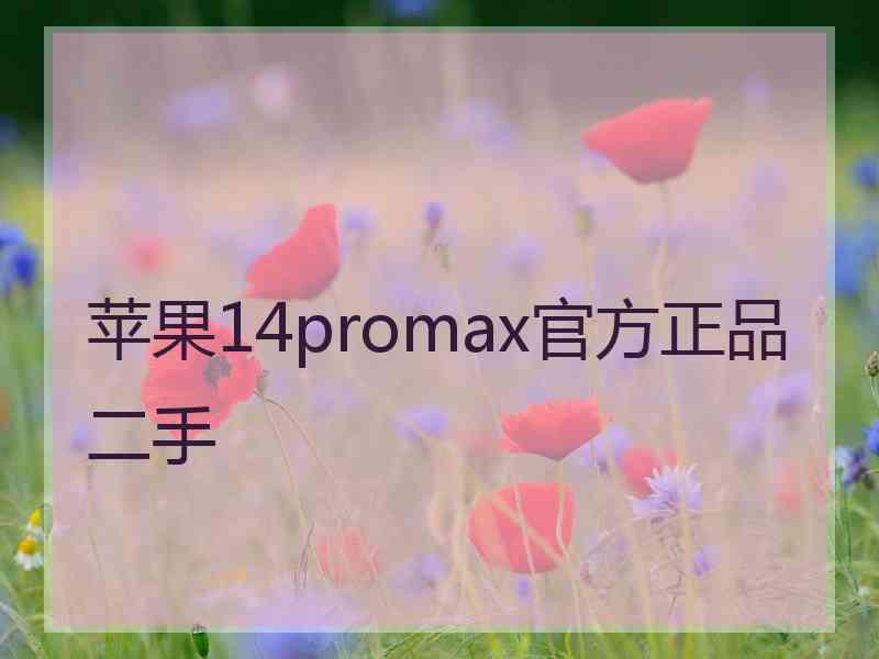 苹果14promax官方正品二手