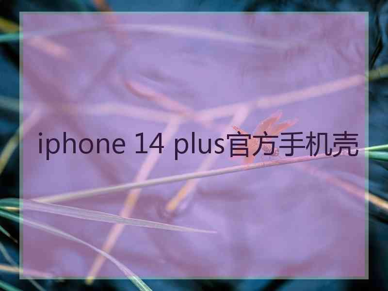 iphone 14 plus官方手机壳