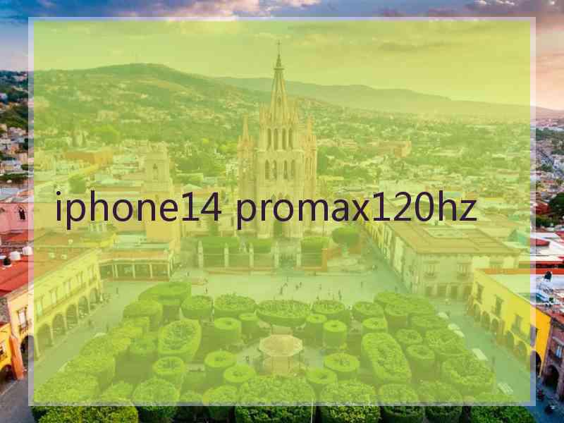 iphone14 promax120hz