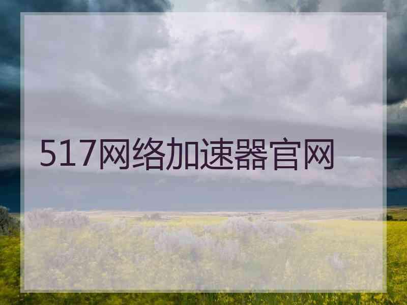 517网络加速器官网