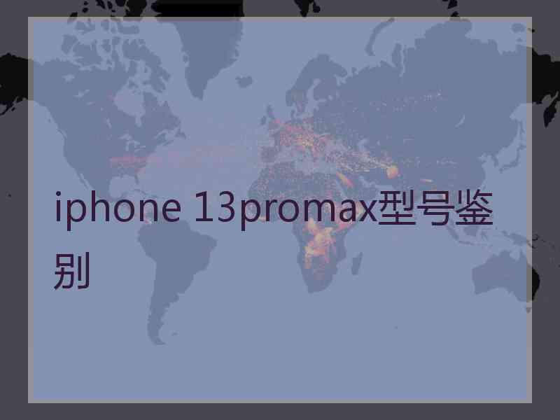 iphone 13promax型号鉴别