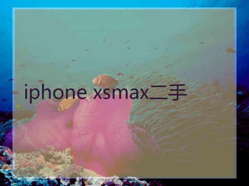 iphone xsmax二手