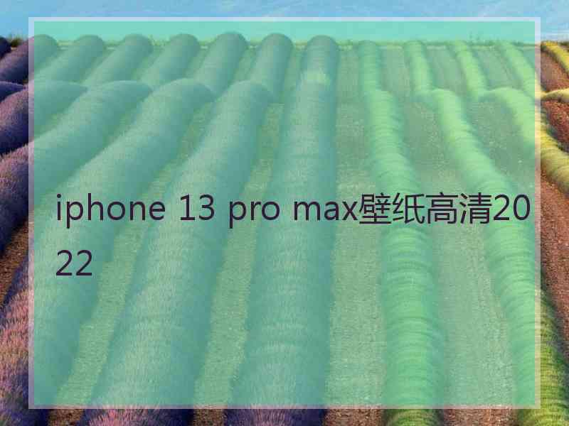 iphone 13 pro max壁纸高清2022