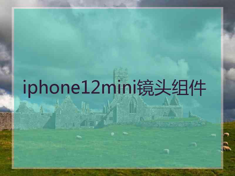 iphone12mini镜头组件