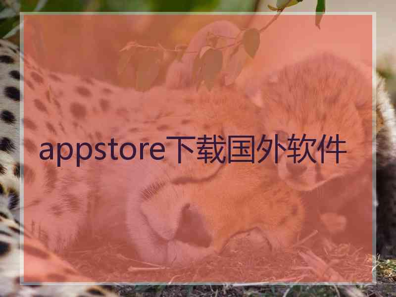 appstore下载国外软件