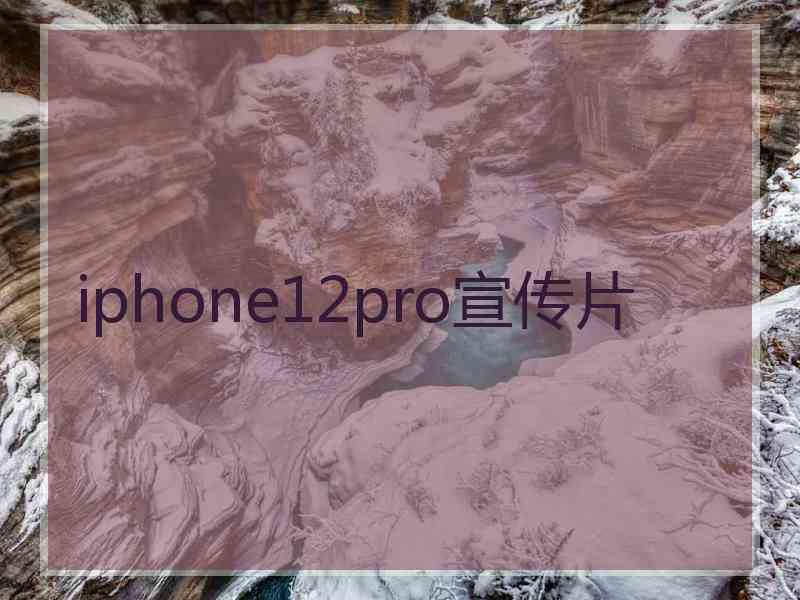 iphone12pro宣传片