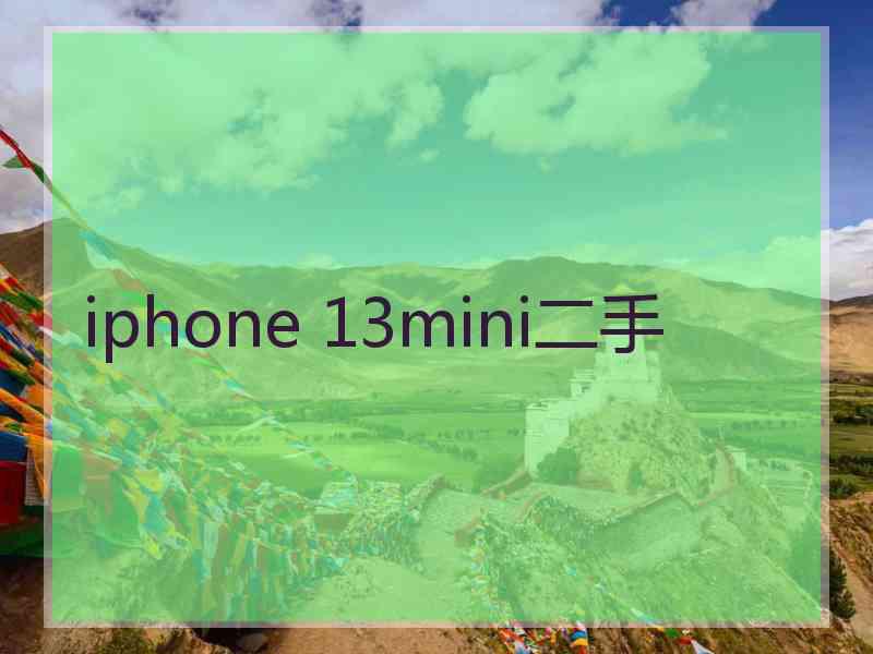 iphone 13mini二手