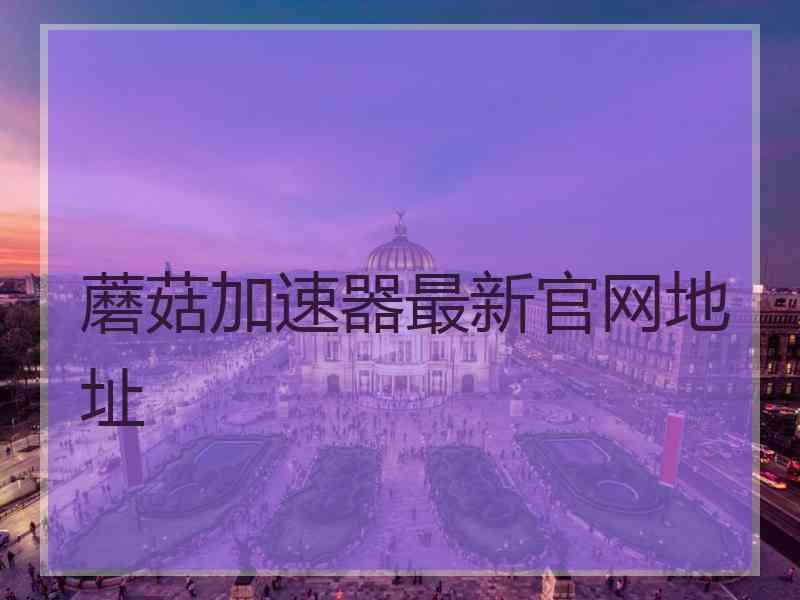 蘑菇加速器最新官网地址