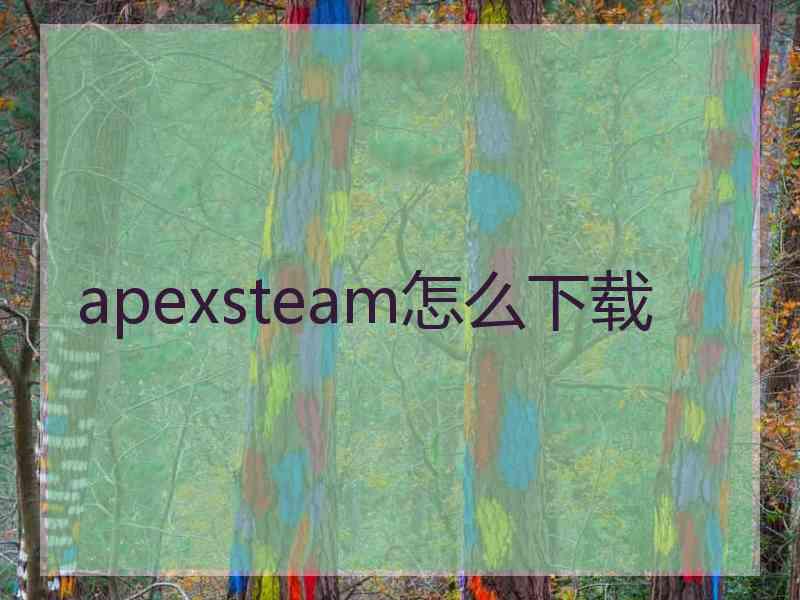 apexsteam怎么下载