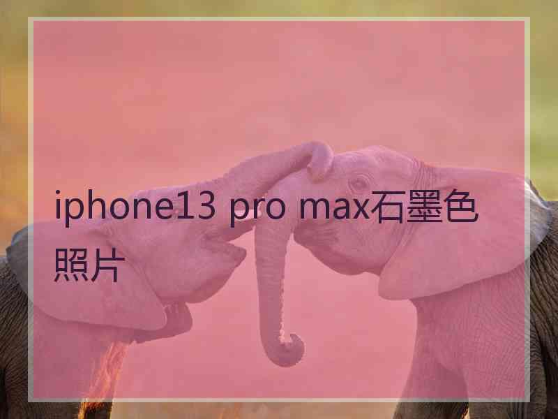 iphone13 pro max石墨色照片