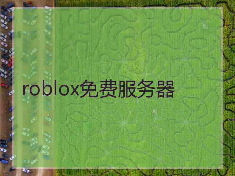 roblox免费服务器